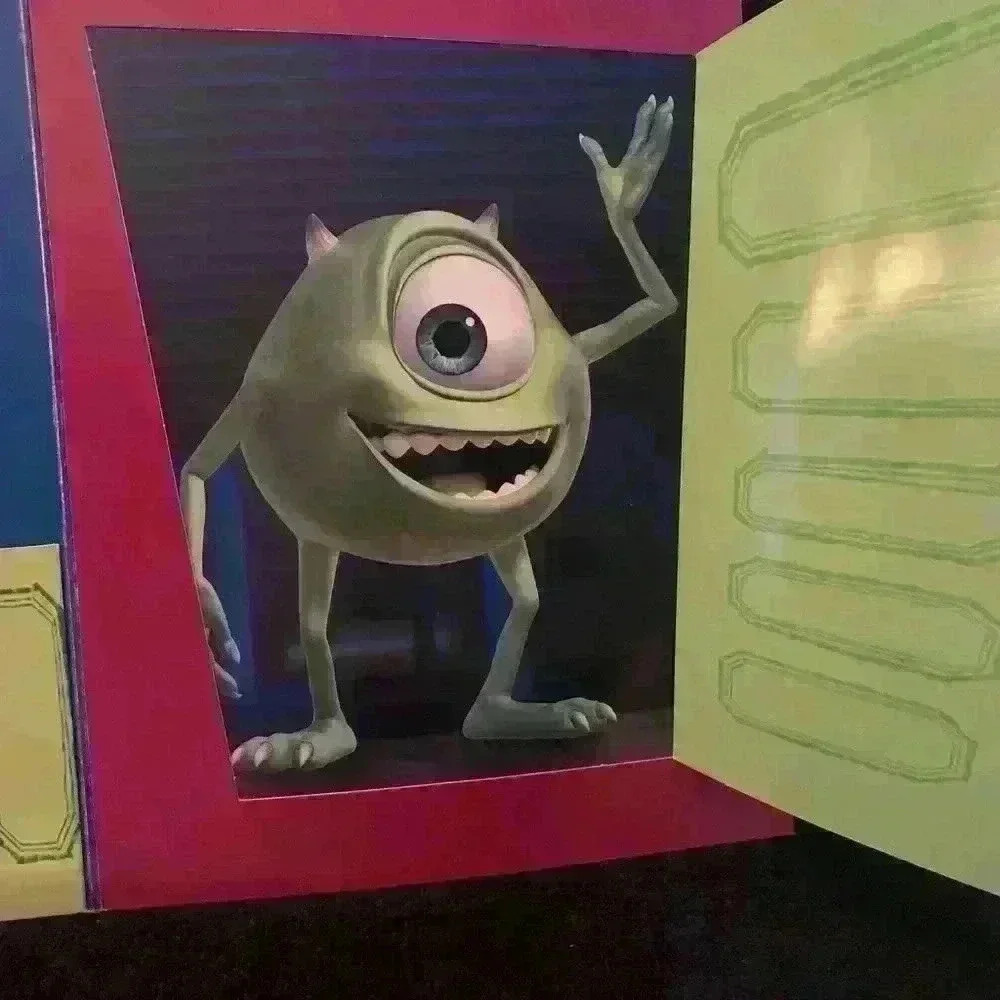 Vintage Disney Monster Inc. exclusive lithograph portfolio set of 4 - Picture 6 of 12